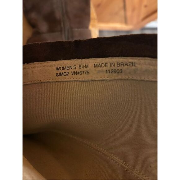 LL BEAN Tall Rustic Riding Boot Nubuck Leather Women's  6.5M - Picture 8 of 8